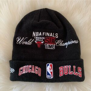 NBA Chicago Bulls Six-Time NBA Finals World Champions knit beanie